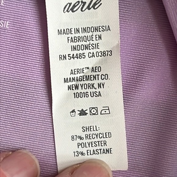 NWOT Aerie Hi Cut Cheeky Bathing Suit Swim Bikini Bottom size Small - Picture 3 of 5